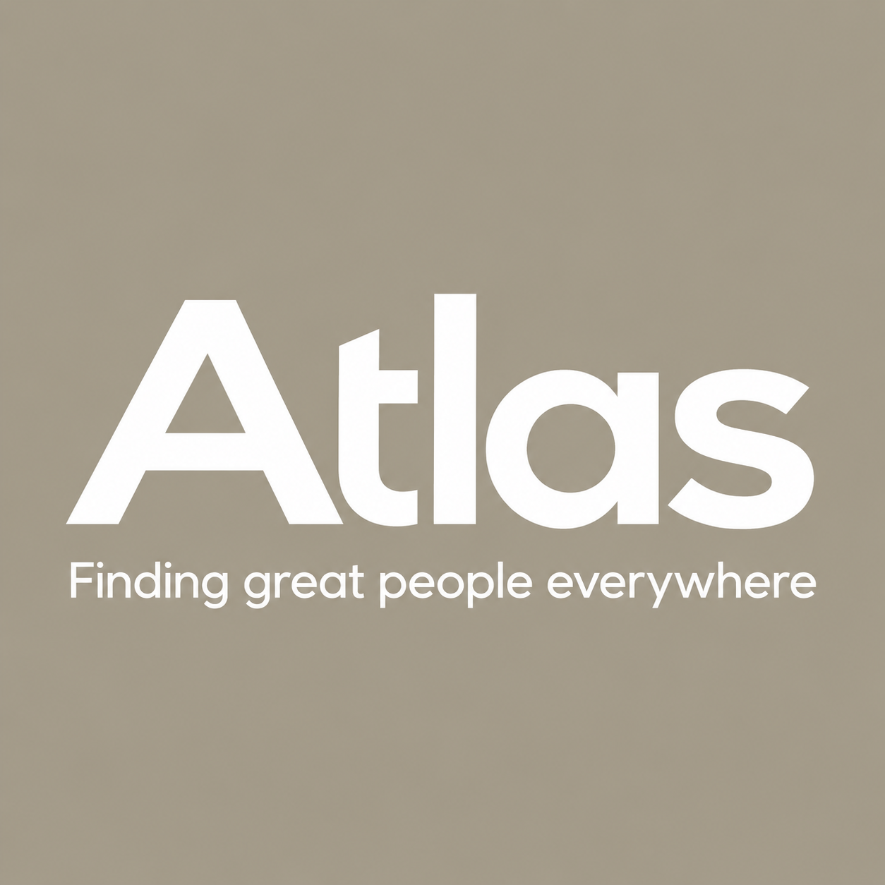 Atlas — Finding great people everywhere